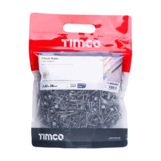 Timco Clout Nails Aluminium  - 38 x 2.65