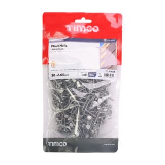 TIMCO Clout Nails Aluminium - 30 x 2.65