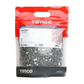 TIMCO Clout Nails Aluminium - 30 x 2.65