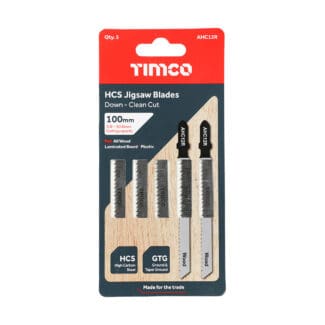 TIMCO Jigsaw Blades Wood Cutting HCS Blades - T101BR