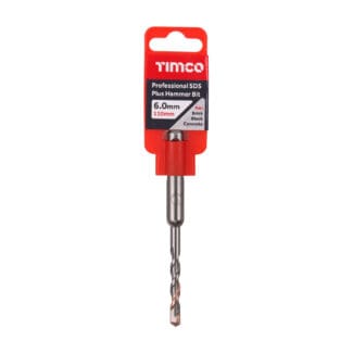 TIMCO Professional SDS Plus Hammer Bits (PGM) - 6.0 x 110