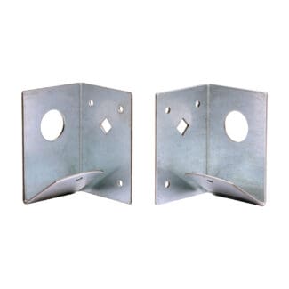 TIMCO Arris Rail Support Brackets Galvanised - 90 x 60 x 60