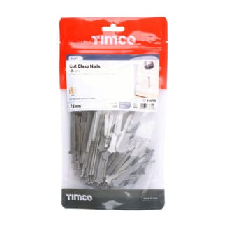 TIMCO Cut Clasp Nails Bright - 75mm