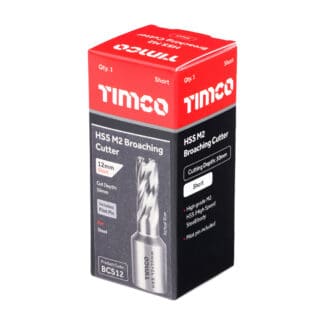 TIMCO Broaching Cutter HSS M2 Short - 12 x 30