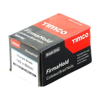 TIMCO FirmaHold Collated 16 Gauge Straight Galvanised Brad Nails - 16g x 50