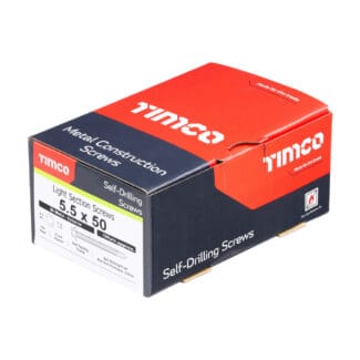 TIMCO Self-Drilling Light Section A2 Stainless Steel Bi-Metal Screws - 5.5 x 50