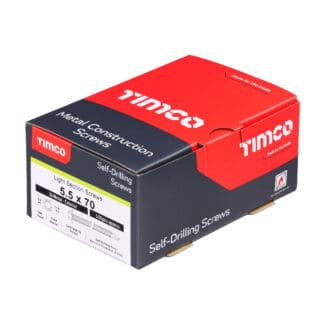 TIMCO Self-Drilling Light Section A2 Stainless Steel Bi-Metal Screws - 5.5 x 70