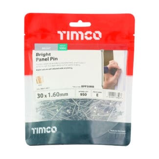 TIMCO Panel Pins Bright - 30 x 1.60