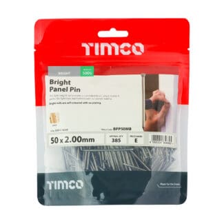 TIMCO Panel Pins Bright - 50 x 2.00