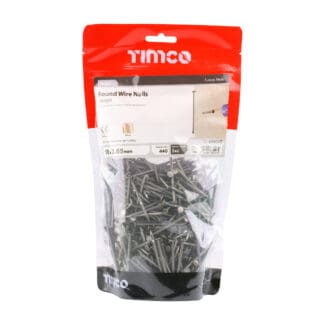 TIMCO Round Wire Nails Bright - 50 x 2.65