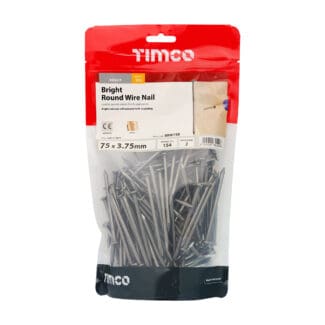 TIMCO Round Wire Nails Bright - 75 x 3.75