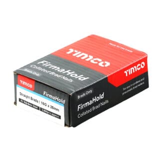 TIMCO FirmaHold Collated 16 Gauge Straight A2 Stainless Steel Brad Nails - 16g x 25