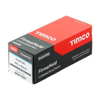TIMCO FirmaHold Collated 18 Gauge Straight A2 Stainless Steel Brad Nails - 18g x 50