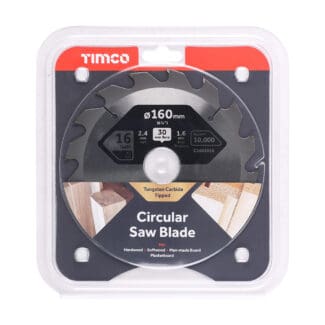 TIMCO Circular Saw Blade General Purpose Coarse/Medium - 160 x 30 x 16T