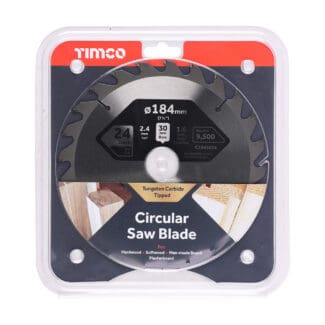 TIMCO Circular Saw Blade General Purpose Coarse/Medium - 184 x 30 x 24T