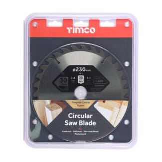 TIMCO Circular Saw Blade General Purpose Coarse/Medium - 230 x 30 x 30T