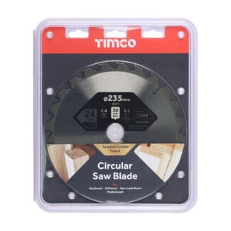 TIMCO Circular Saw Blade General Purpose Coarse/Medium - 235 x 30 x 24T
