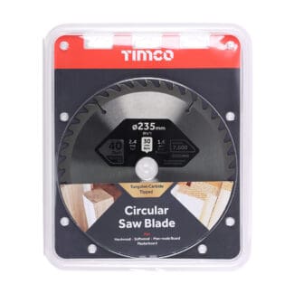 TIMCO Circular Saw Blade General Purpose Coarse/Medium - 235 x 30 x 40T
