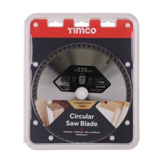 TIMCO Circular Saw Blade Trimming/Crosscut Medium/Fine - 235 x 30 x 60T