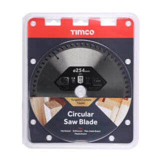TIMCO Circular Saw Blade Trimming/Crosscut Medium/Fine - 254 x 30 x 60T