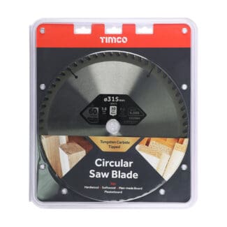 TIMCO Circular Saw Blade Trimming/Crosscut Medium/Fine - 315 x 30 x 60T
