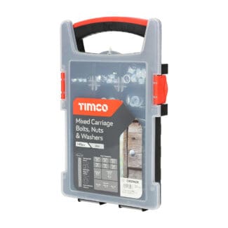 TIMCO Carriage Bolt Mixed Grab Pack - 140pcs