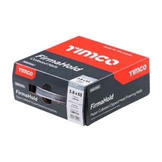 TIMCO FirmaHold Collated Clipped Head Ring Shank Bright Nails - 2.8 x 63