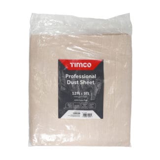 TIMCO Cotton Twill Dust Sheet - 12ft x 9ft