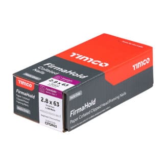 TIMCO FirmaHold Collated Clipped Head Ring Shank Firmagalv Nails - 2.8 x 63
