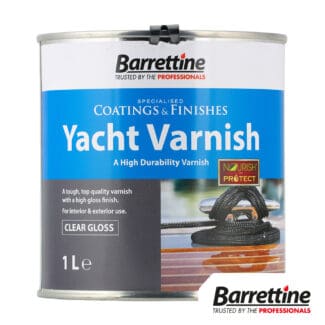 Barrettine Nourish & Protect Yacht Varnish Clear Gloss 1L