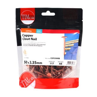 TIMCO Clout Nails Copper - 50 x 3.35