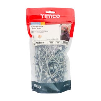 TIMCO Clout Nails Galvanised - 65 x 2.65