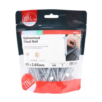 TIMCO Clout Nails Galvanised - 65 x 2.65