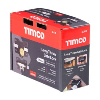 TIMCO Throw Locks Single Black - 70mm