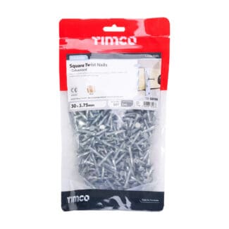 TIMCO Square Twist Nails Galvanised - 30 x 3.75