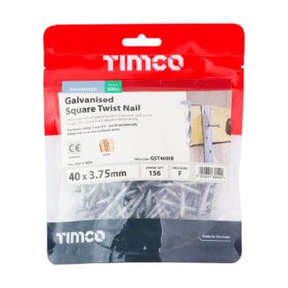 TIMCO Square Twist Nails Galvanised - 40 x 3.75