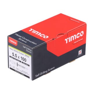 TIMCO Self-Drilling Heavy Section Screws Exterior Silver with EPDM Washer - 5.5 x 100