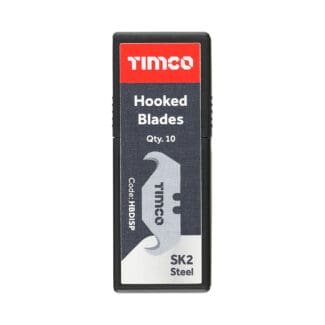 Timco Hooked Utility Knife Blades  - 51 x 19 x 0.6