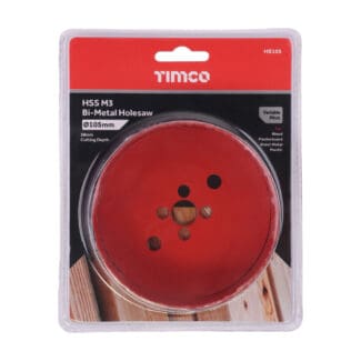 TIMCO M3 Bi-Metal Holesaw Variable - 105mm