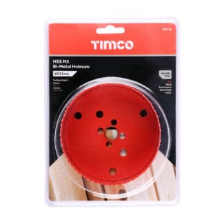 TIMCO M3 Bi-Metal Holesaw Variable - 111mm