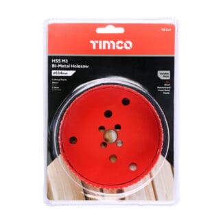 TIMCO M3 Bi-Metal Holesaw Variable - 114mm