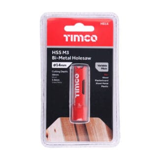 TIMCO M3 Bi-Metal Holesaw Variable - 14mm
