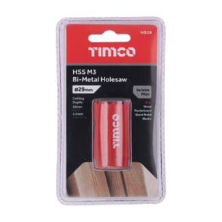 TIMCO M3 Bi-Metal Holesaw Variable - 29mm