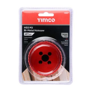 TIMCO M3 Bi-Metal Holesaw Variable - 67mm
