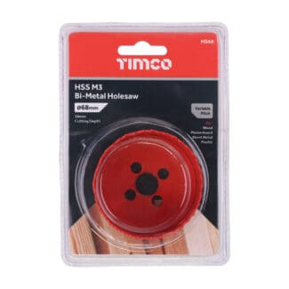 TIMCO M3 Bi-Metal Holesaw Variable - 68mm
