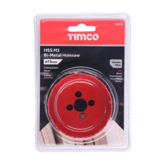 TIMCO M3 Bi-Metal Holesaw Variable - 73mm