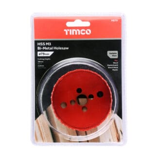 TIMCO M3 Bi-Metal Holesaw Variable - 79mm