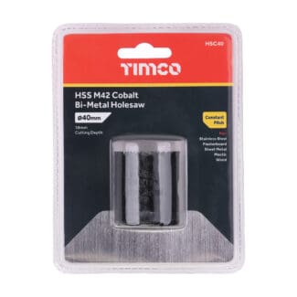 TIMCO M42 Bi-Metal Holesaw Constant - 40mm