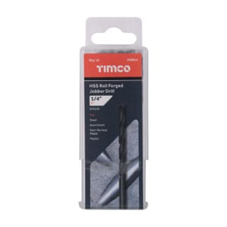 TIMCO Roll Forged Jobber Drills HSS - 1/4"