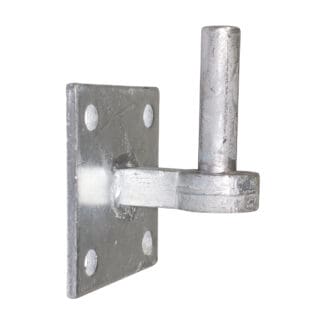 TIMCO Gate Hinge Hook on Square Plates Hot Dipped Galvanised - 19mm